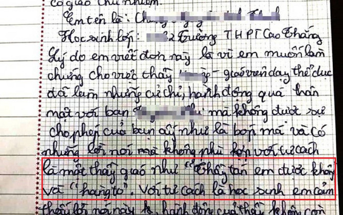 Kỷ luật nam giáo viên dạy thể dục nói ‘thầy tán em được không’ với nữ sinh Ảnh 2