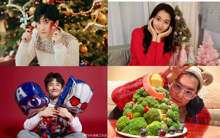 Tĩnh Bách Nhiên - Nghiêm Á Luân điển trai, Lâm Doãn hài hước và đáng chú ý nhất là Trương Thiên Ái trong loạt ảnh giáng sinh Ảnh 2