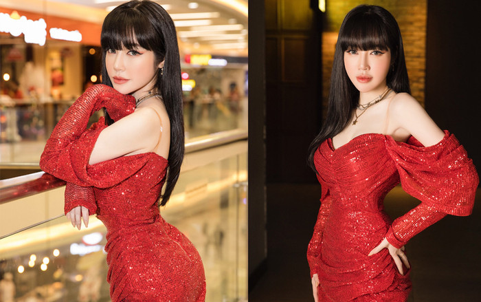 'Choáng' với vòng eo 55 cm của Elly Trần, ngoài đời còn nhỏ hơn trên hình! Ảnh 2