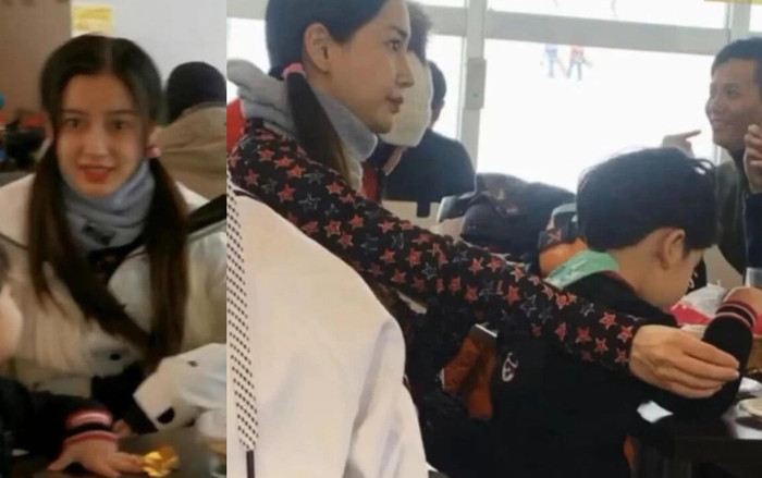 Angelababy dẫn con trai đi trượt tuyết vô tình gặp gia đình Trần Tiểu Xuân, dân mạng chú ý Huỳnh Hiểu Minh vắng mặt Ảnh 2
