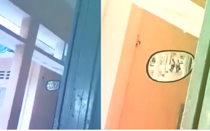 Để dễ dàng nắm bắt 'hành tung' của giáo viên, lớp học lắp đặt 'camera' tự chế khiến CĐM bái phục Ảnh 2