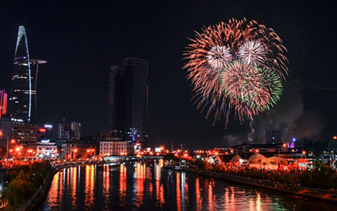 Những điểm bắn pháo hoa mừng Tết Dương lịch 2020 Ảnh 2