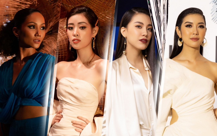 H'Hen Niê quyền lực, Khánh Vân - Kim Duyên - Thúy Vân khoe vai trần chân dài quyễn rũ Ảnh 2