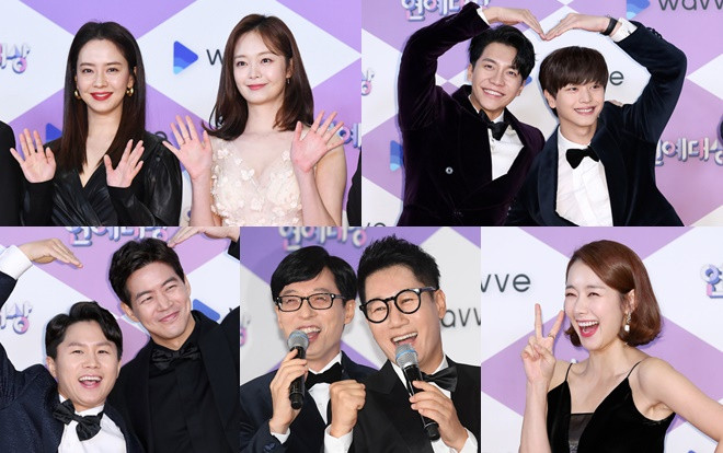 Thảm đỏ 'SBS Entertainment Awards 2019': Song Ji Hyo đẹp áp đảo Jeon So Min, Lee Seung Gi - Sungjae (BTOB) đáng yêu Ảnh 2