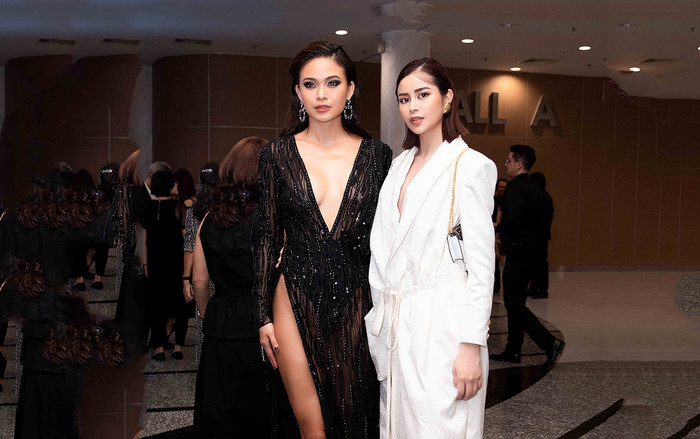 Diện sắc trắng - đen kinh điển, hai nàng hậu 'oanh tạc' thảm đỏ Ảnh 2