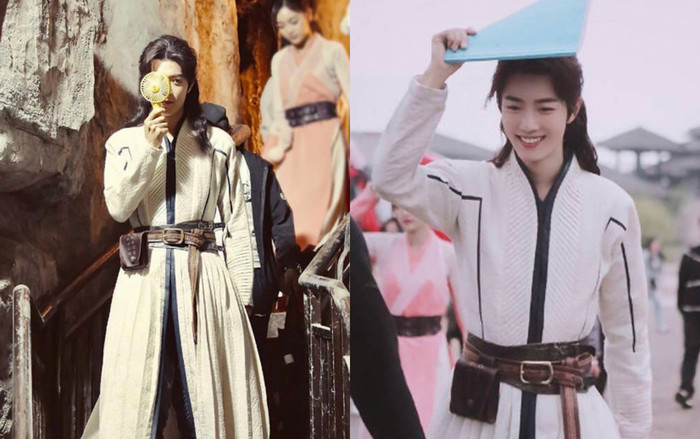 Ảnh mới của Tiêu Chiến đến từ 'Đấu la đại lục', vừa đi vừa cầm kịch bản cực phong độ, điển trai Ảnh 2