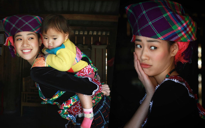 Hoa hậu Hoàn vũ Việt Nam 2019 - Khánh Vân hóa thiếu nữ Tây Bắc xinh đẹp rạng ngời Ảnh 2