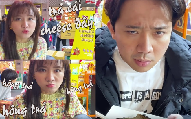 Kỉ niệm 2 năm ngày cưới, Trấn Thành - Hari Won quyết tranh nhau đồ ăn giữa đường phố Hàn Quốc Ảnh 2