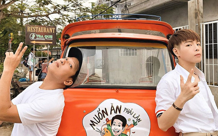 Sau 2 năm 'đi xe đạp', Trường Giang cũng đã tậu xe lam để bán đồ ăn cùng… 'thằng bạn thân' Ảnh 2