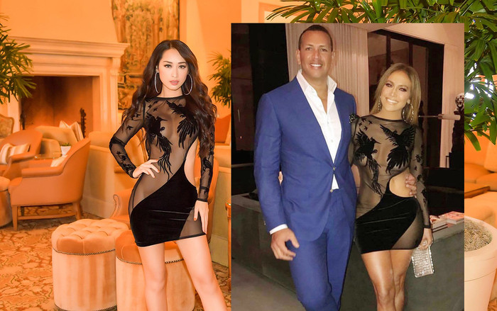 Đụng váy xuyên thấu '1 mất 1 còn' với Jennifer Lopez, Bombshell Việt chẳng kém cạnh chút nào Ảnh 2