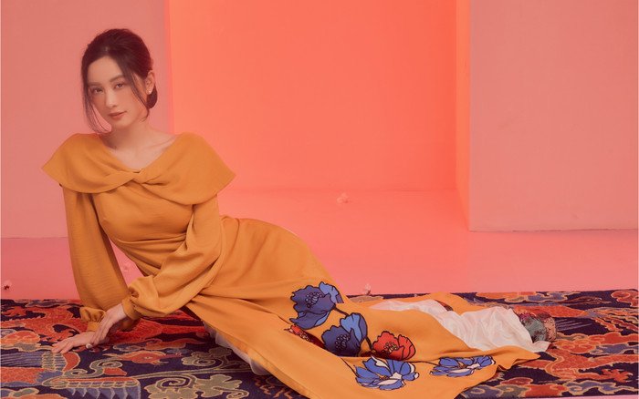 Jun Vũ hóa nàng thơ thanh nhã, diện áo dài tha thướt đón mùa Xuân Ảnh 2