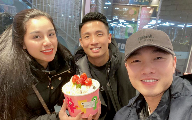 Ngay đầu năm mới, Xuân Trường hội ngộ vợ chồng Bùi Tiến Dũng ở Hàn Quốc Ảnh 2