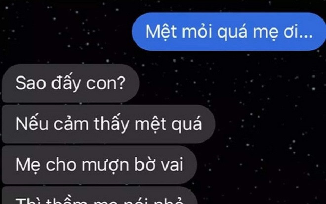 Than thở mệt mỏi với mẹ về áp lực thi cử, nam sinh nhận ngay lời động viên 'bá đạo' khiến CĐM cười ngất Ảnh 2