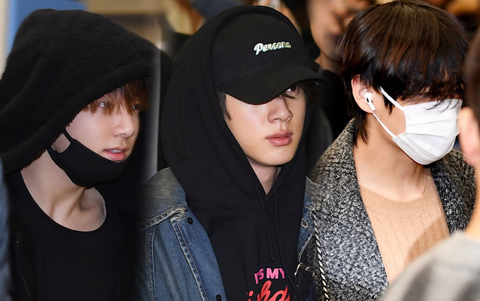 BTS trở về sau đêm hội ở Mỹ: Jin và Jungkook khoe mặt mộc đẹp xuất sắc Ảnh 2