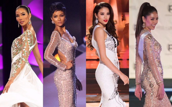 11 'tuyệt tác' dạ hội của 10 đại diện Việt ở Miss Universe: H'Hen Niê ôm trọn giải thưởng quốc tế với hai cực phẩm để đời Ảnh 2