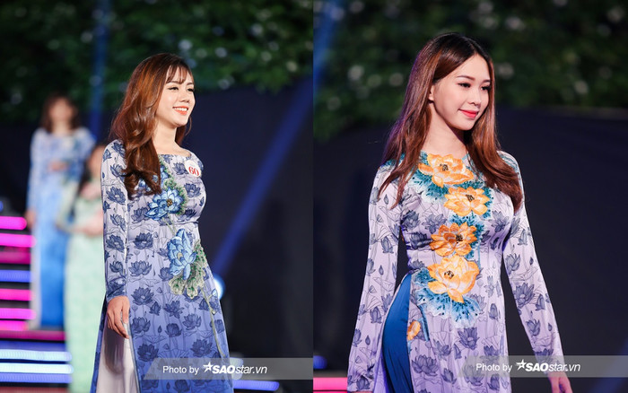 'Đã mắt' chiêm ngưỡng Top 20 nữ sinh ĐH Quốc tế Hồng Bàng duyên dáng trong trang phục áo dài tại Chung kết 'Miss University' Ảnh 2