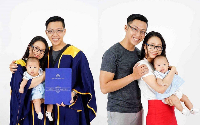 Cặp vợ chồng sinh viên Đại học Hoa Sen cùng tốt nghiệp loại giỏi Ảnh 2
