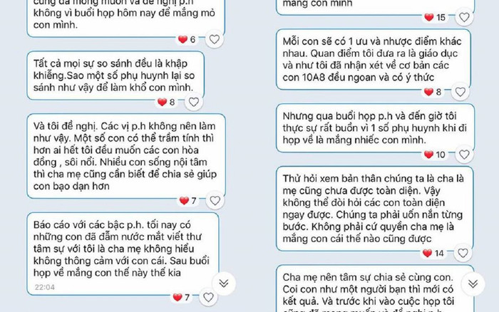 Lo học trò bị mắng chửi sau buổi họp phụ huynh, cô giáo chủ nhiệm 'viết tâm thư' nhắn nhủ bố mẹ 'gây sốt' CĐM Ảnh 2