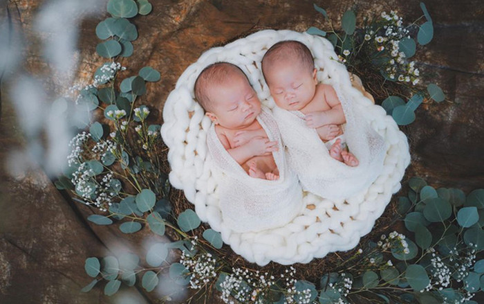 Sinh đôi ở tuổi 47, con gái PGS Văn Như Cương lần đầu khoe ảnh cận mặt hai quý tử Ảnh 2