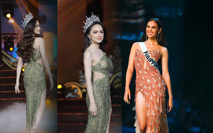 Hương Giang bất ngờ bị fan Philippines tố mặc váy nhái của Catriona Gray, fan Việt quyết bảo vệ đến cùng Ảnh 2