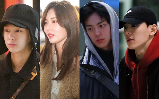 Hyun Ah và Monsta X 'đổ bộ' sân bay đến TP.HCM Ảnh 2