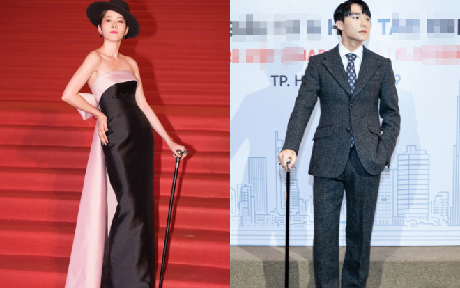 Nam Em 'tung chiêu lạ', chống gậy ba toong giống Sơn Tùng M-TP Ảnh 2