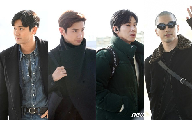 Changmin (DBSK) lộ diện sau tin hẹn hò, Super Junior - Taeyang và Cha Eun Woo gây sốt tại sân bay Ảnh 2