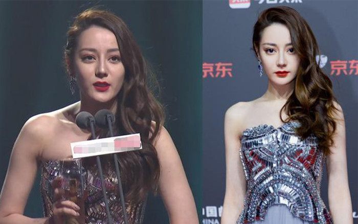 Ảnh trước và sau photoshop của các tiểu hoa đán: Quan Hiểu Đồng đẹp nhất, Địch Lệ Nhiệt Ba khiến fan 'giật mình' Ảnh 2