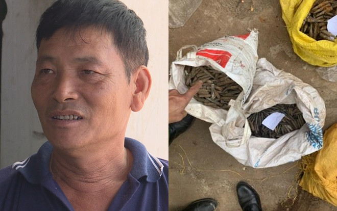 Tạm giữ người đàn ông chuyên cưa bom mìn để lấy thuốc nổ đem bán Ảnh 2