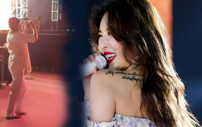 DAWN được fan bắt gặp say mê quay phim, chụp hình bạn gái HyunA sau hậu trường Ảnh 2