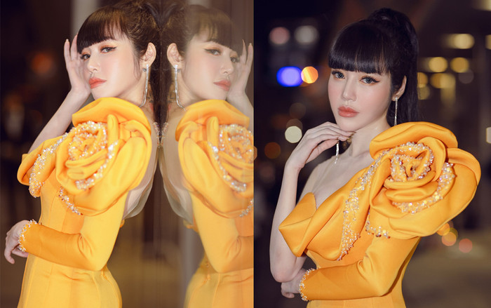 Elly Trần xuất hiện lộng lẫy, trấn an fan về việc hốc hác và sụt cân sau nghi vấn chồng ngoại tình Ảnh 2