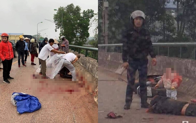 Kinh hoàng người phụ nữ bị chém gục ngã giữa đường ngay trước mặt con nhỏ, bé gái khóc thét vì hoảng loạn Ảnh 2