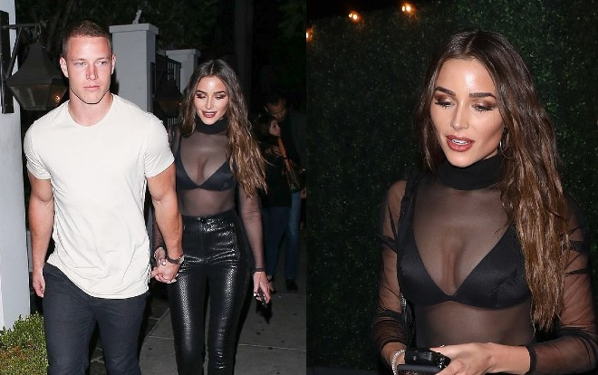 Hoa hậu Hoàn vũ nóng bỏng nhất thế giới Olivia Culpo mặc nội y nắm tay người tình đi ăn tối Ảnh 2