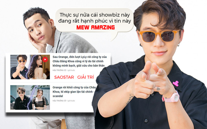 Drama nối tiếp: Mew Amazing nói 'nửa showbiz đang rất hạnh phúc' vì tin Orange - LyLy rời công ty Châu Đăng Khoa Ảnh 2