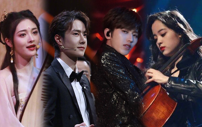 Vương Nhất Bác, Thái Từ Khôn và Âu Dương Dương tỏa sáng trên sân khấu 'Gala mừng xuân đài Hồ Nam 2020' Ảnh 2