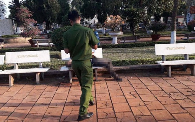 Phát hiện người đàn ông tử vong trên ghế đá hoa viên ở Đắk Lắk Ảnh 2