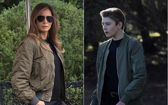 'Mượn' áo khoác của mẹ đi dự sự kiện gây quỹ, Barron Trump gây sốc vì vẻ điển trai Ảnh 2