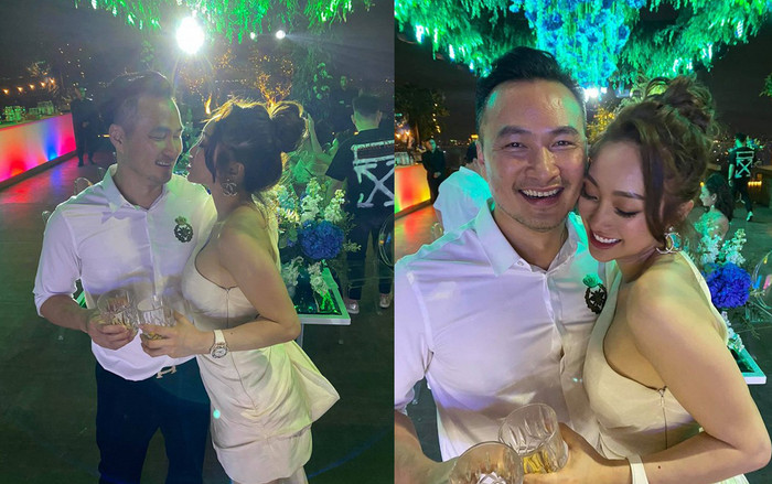 Được Lý Thùy Chang tổ chức sinh nhật, Chi Bảo hạnh phúc 'khóa môi' bạn gái Ảnh 2