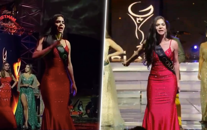 Thí sinh Miss Global gân cổ mắng cả cuộc thi ngay trên sân khấu, chung kết lê thê 5 tiếng 'kém sang' Ảnh 2