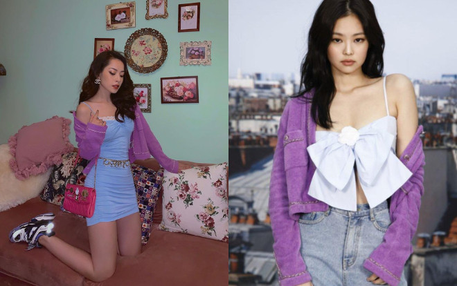 Mặc áo khoác giống Jennie Black Pink nhưng cách mix đồ của Chi Pu cao tay hơn hẳn Ảnh 2