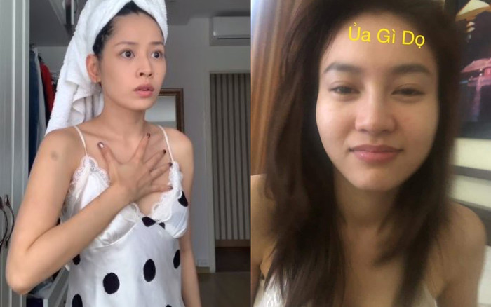 Bị chụp lén mặt mộc 100%: Thủy Tiên, Lan Ngọc gây ngỡ ngàng vì nhan sắc thực sự Ảnh 2