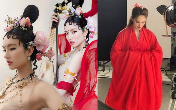 Nữ thần chuyển giới Nong Poy 'thoát xác' thành Tỳ Bà Tinh, sánh ngang hình ảnh Tiểu Long Nữ của Hương Giang Ảnh 2