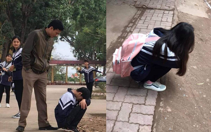 Học trò gục đầu đầy chán nản khi 28 Tết vẫn phải đến trường và thi cử như bình thường Ảnh 2