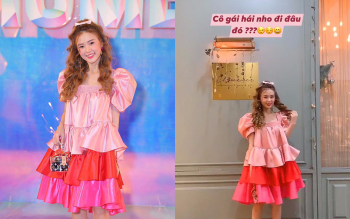 Lên đồ màu sắc ăn Tết sớm, Midu bỗng hoá 'búp bê bị hư' khi cố 'cưa sừng làm nghé' Ảnh 2