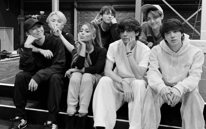 Ariana Grande tung ảnh chụp chung cùng BTS, ARMY càng thêm tin tưởng vào sân khấu với đầy đủ các thành viên tại Grammy Ảnh 2