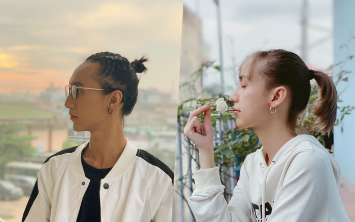 Lynk Lee gây choáng vì mái tóc dài cột cao nữ tính, fan ngỡ đã chuyển giới thành con gái Ảnh 2