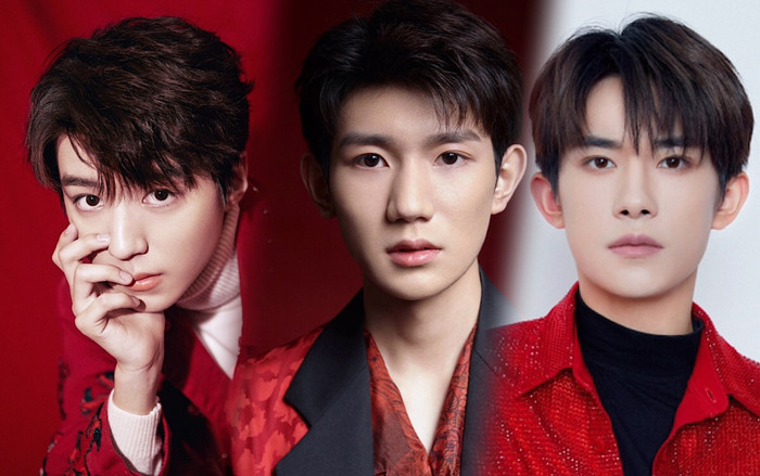 Rúng động trước bộ ảnh đỏ rực của 3 hoàng tử TFBOYS tại 'Xuân Vãn CCTV 2020' Ảnh 2