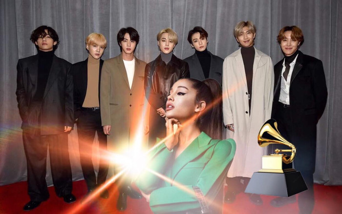 Sau bức ảnh 'gây bão', BTS chia sẻ mong muốn hợp tác với Ariana Grande ngay tại Grammy Ảnh 2