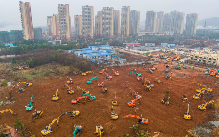 Hàng chục triệu người xem livestream xây bệnh viện dã chiến ở Vũ Hán trên Internet Ảnh 2