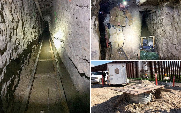 Phát hiện đường hầm buôn lậu ma túy dài nhất xuyên biên giới Mỹ - Mexico Ảnh 2